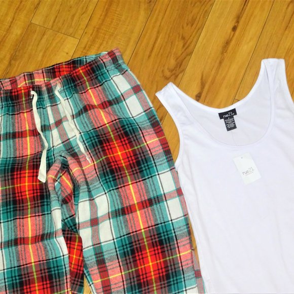 Old Navy Rue 21 sleep pajama set tank pants - Picture 3 of 3